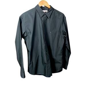 JW Anderson x Uniqlo Men's Button Up Shirt - Navy Blue